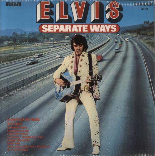 Elvis Presley Separate Ways UK盤LP Stereo Elvis Presley Separate Ways New Sealed 12” L P Vinyl Record